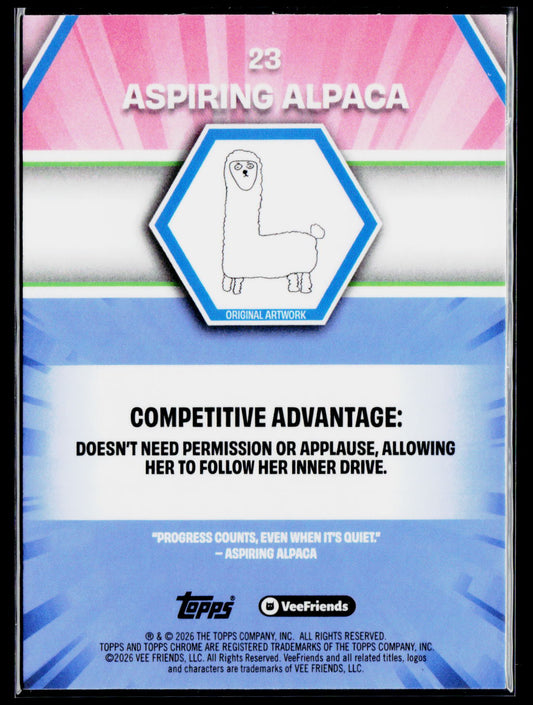 2026 Topps Chrome VeeFriends Aspiring Alpaca