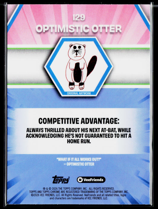 2026 Topps Chrome VeeFriends Optimistic Otter