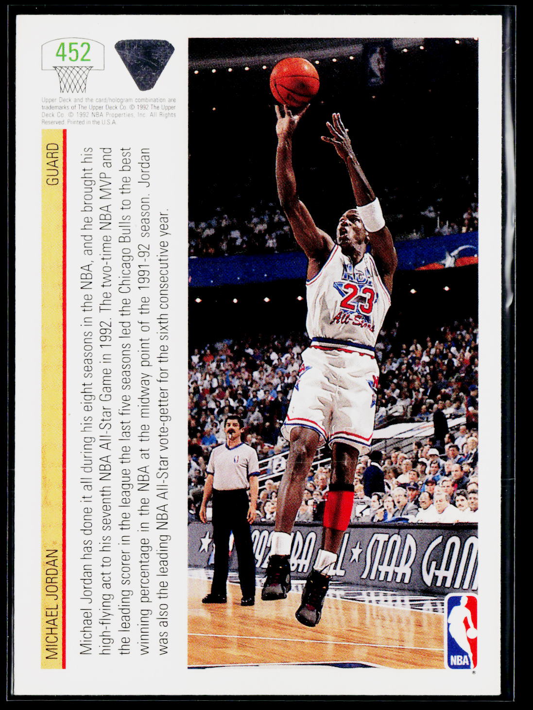 1991-92 Upper Deck #452 Michael Jordan