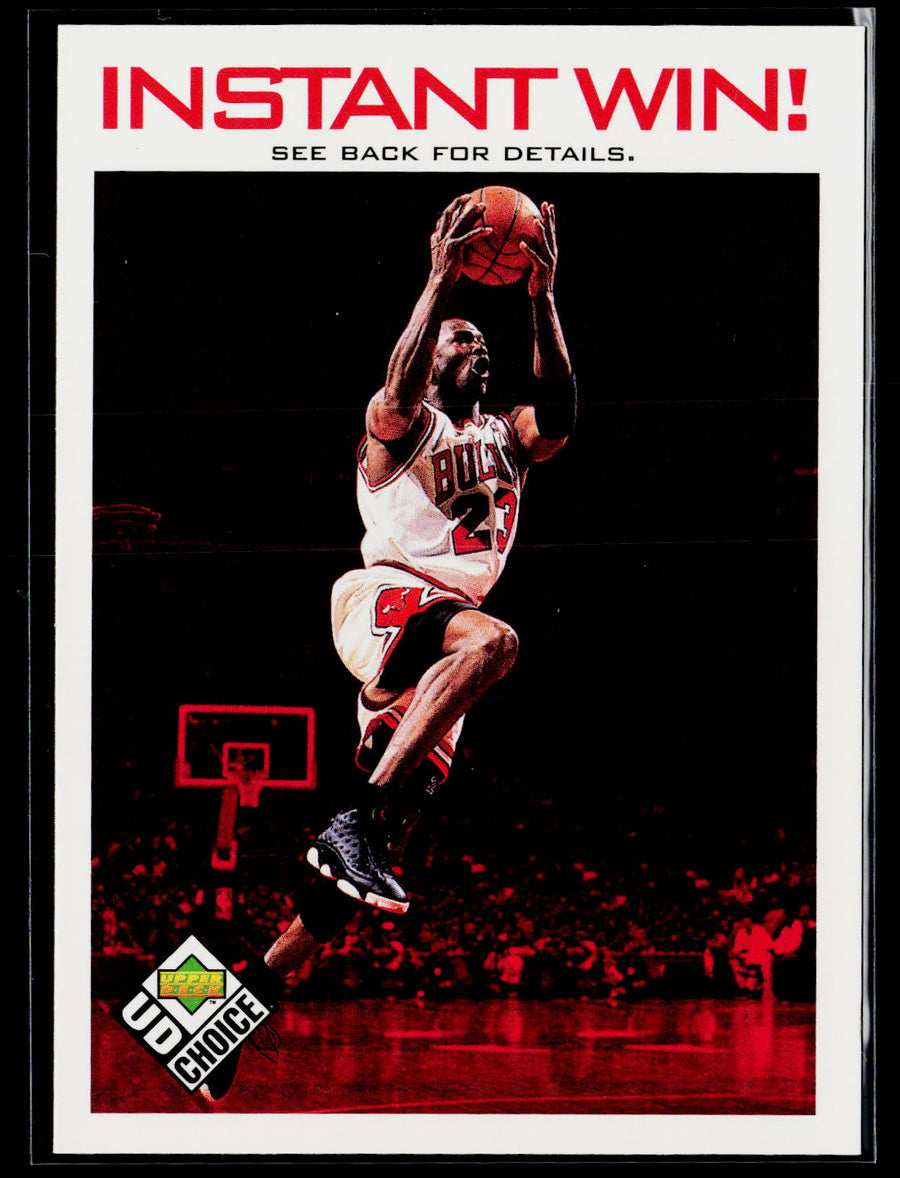 1998-99 UD Choice #IW3 Michael Jordan Instant Win!