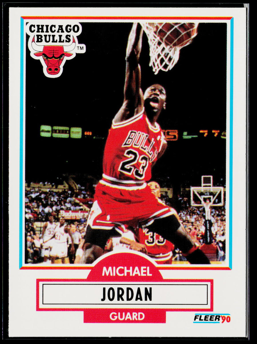 1990-91 Fleer #26b Michael Jordan