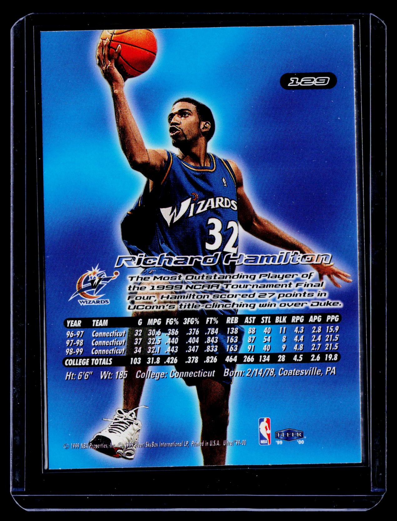 1999-00 Ultra #129 Richard Hamilton