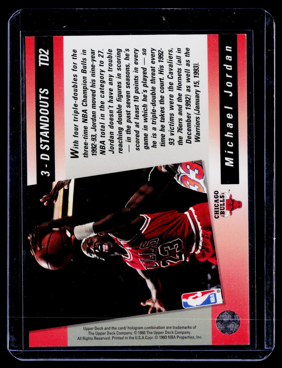 1993-94 Upper Deck Spanish #TD2 Michael Jordan Triple Double
