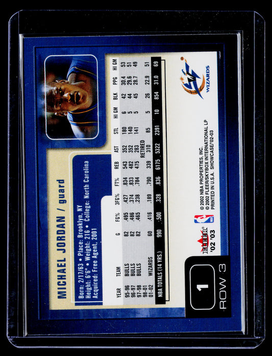 2002-03 Fleer Showcase #1 Michael Jordan