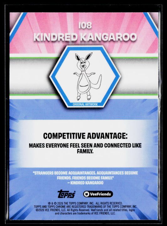 2026 Topps Chrome VeeFriends #108 Kindred Kangaroo