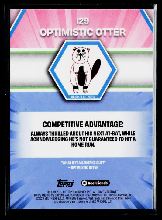 2026 Topps Chrome VeeFriends #129 Optimistic Otter
