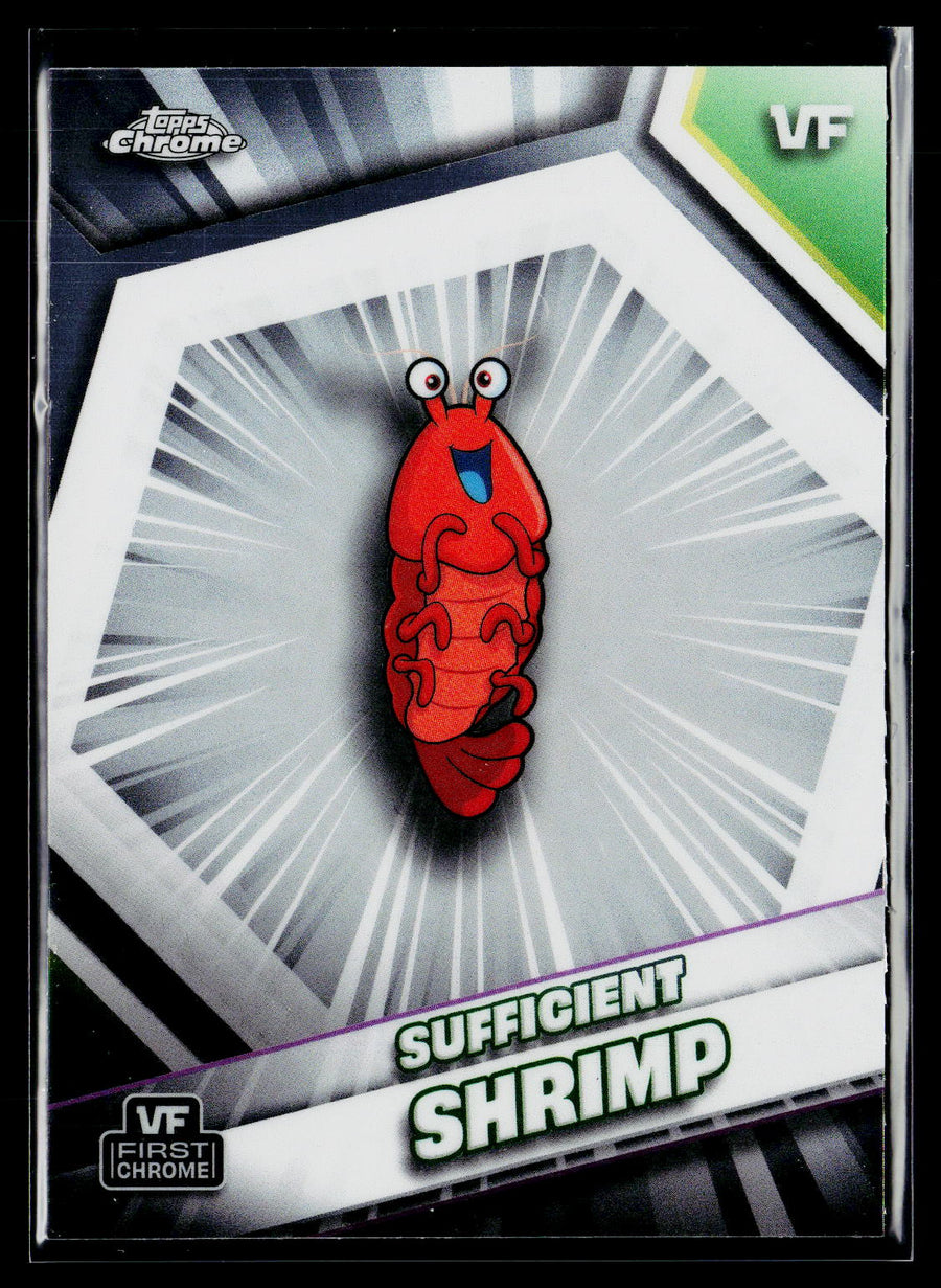 2026 Topps Chrome VeeFriends #166 Sufficient Shrimp