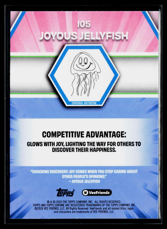2026 Topps Chrome VeeFriends #105 Joyous Jellyfish