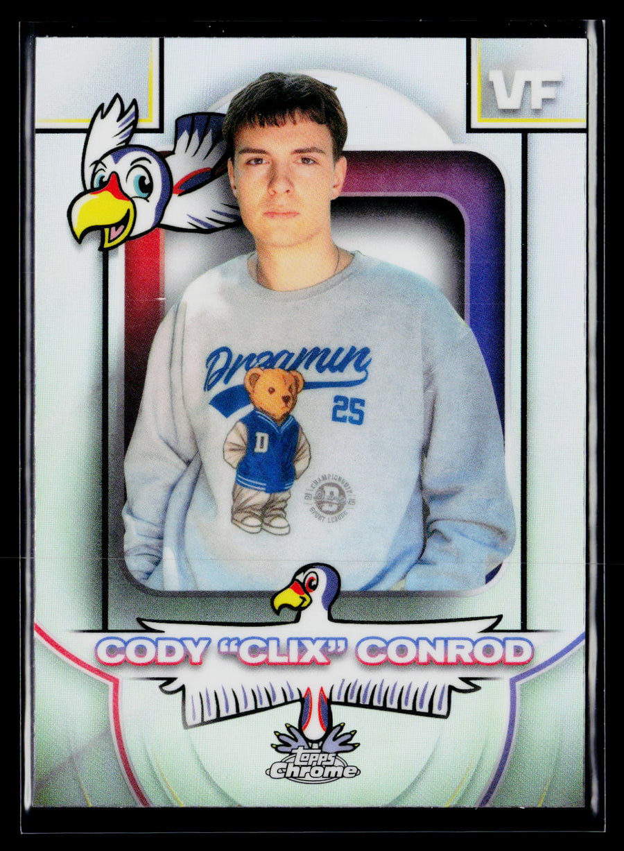 2026 Topps Chrome VeeFriends #CC-CL Cody "Clix" Conrod Content Condors