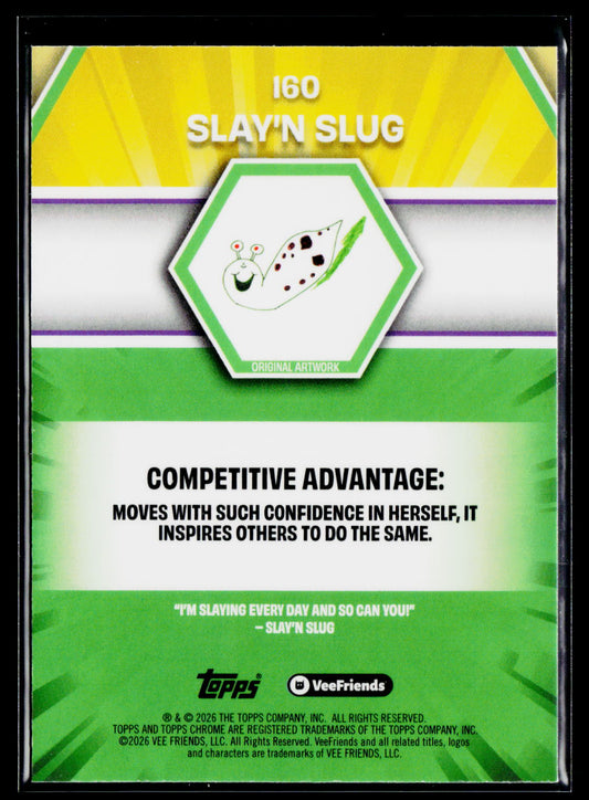 2026 Topps Chrome VeeFriends #160 Slay'n Slug
