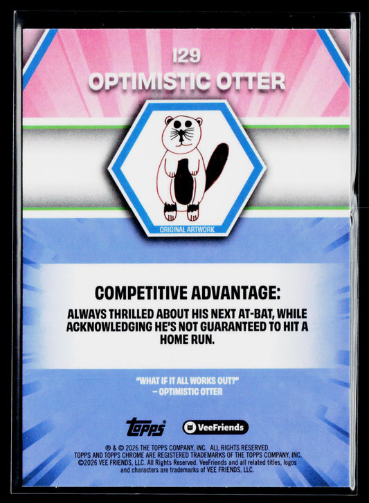 2026 Topps Chrome VeeFriends #129 Optimistic Otter