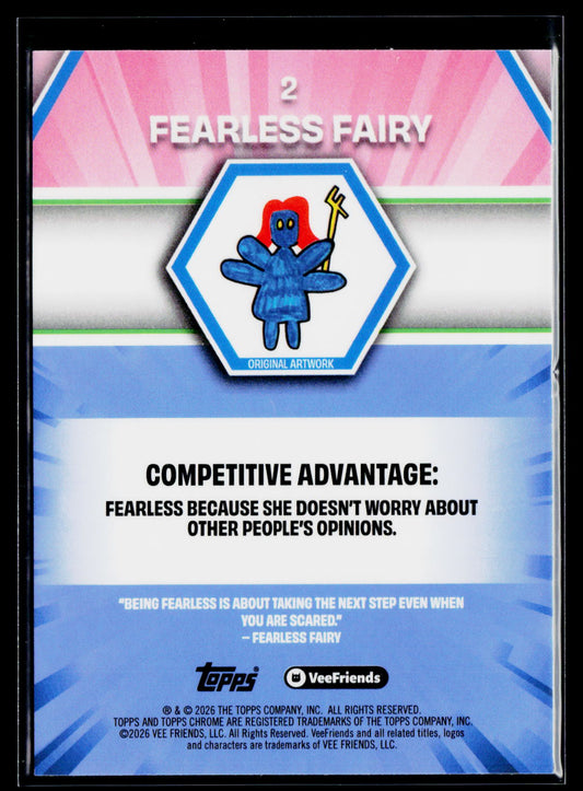 2026 Topps Chrome VeeFriends #2 Fearless Fairy