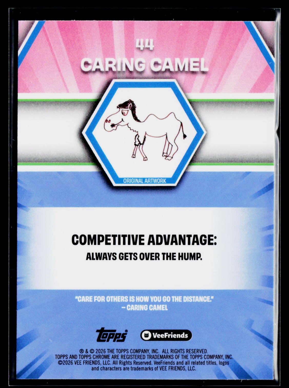 2026 Topps Chrome VeeFriends #44 Caring Camel