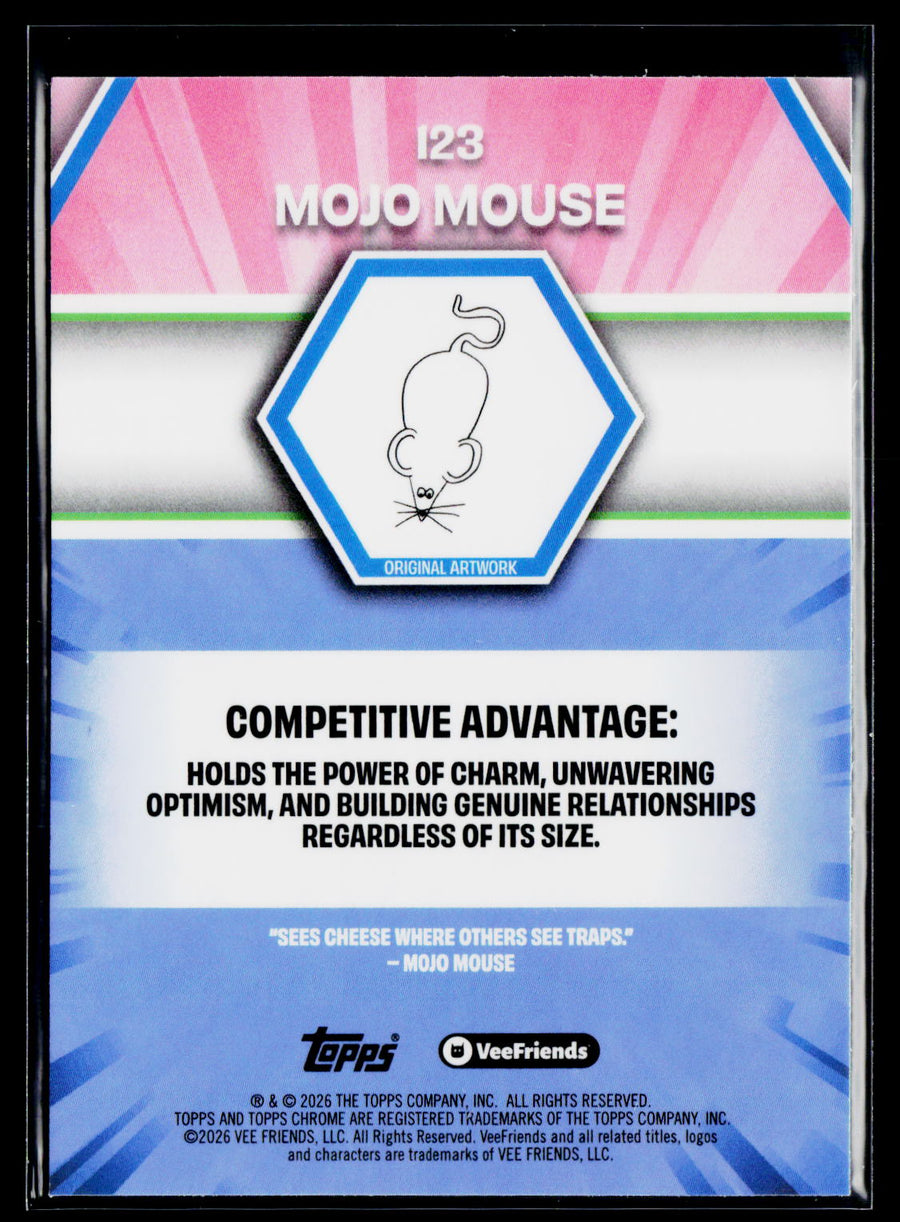2026 Topps Chrome VeeFriends #123 Mojo Mouse