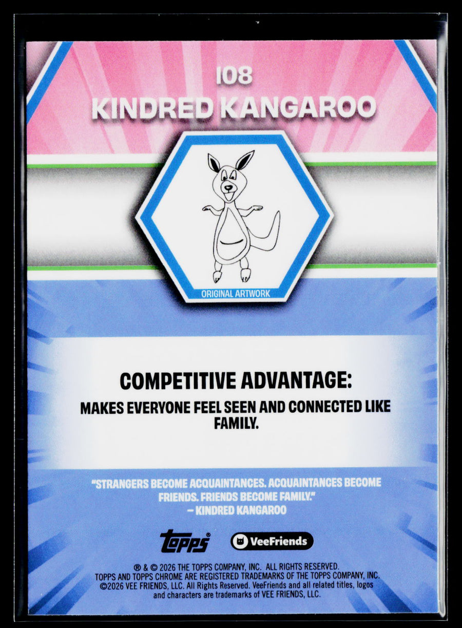 2026 Topps Chrome VeeFriends #108 Kindred Kangaroo