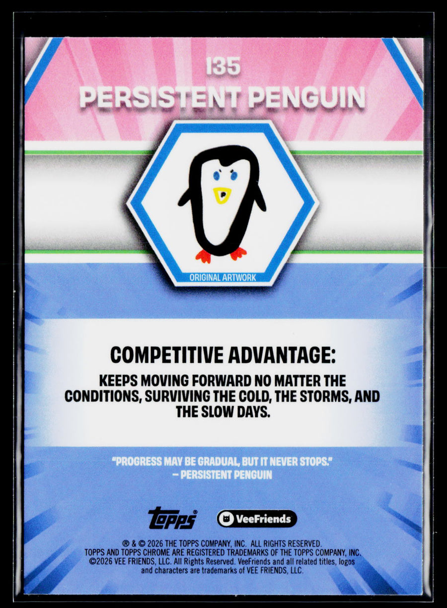 2026 Topps Chrome VeeFriends #135 Persistent Penguin
