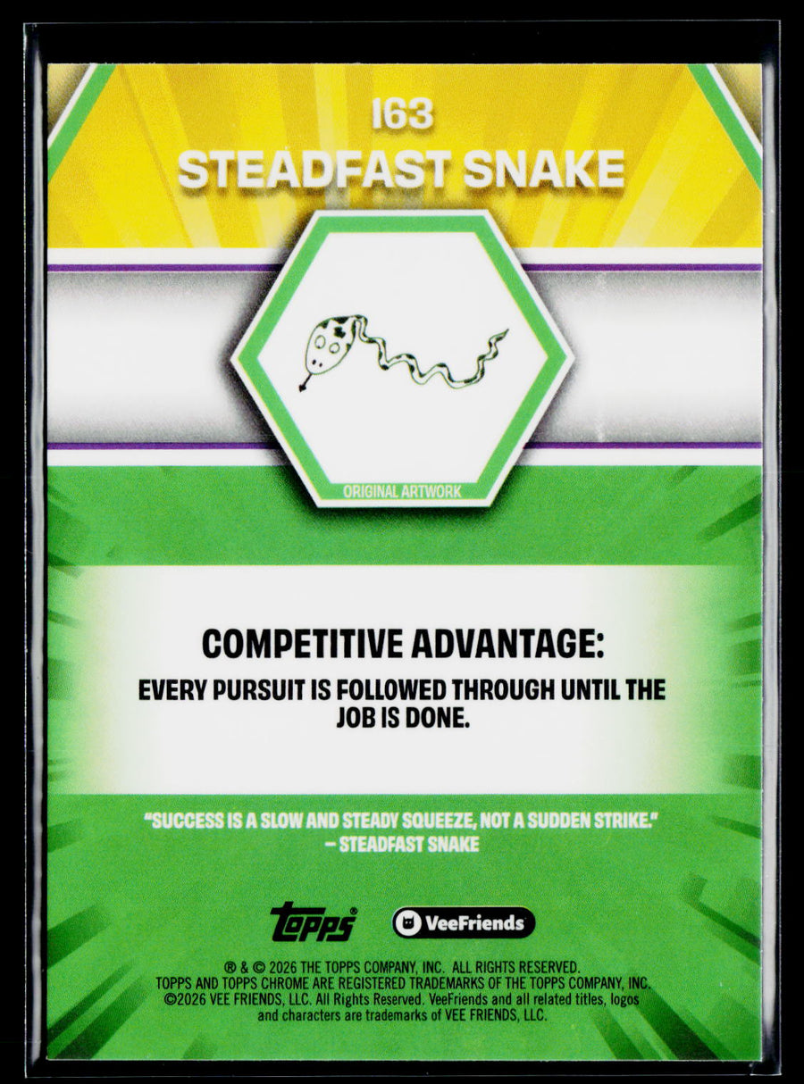 2026 Topps Chrome VeeFriends #163 Steadfast Snake