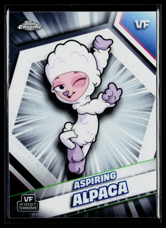 2026 Topps Chrome VeeFriends #23 Aspiring Alpaca