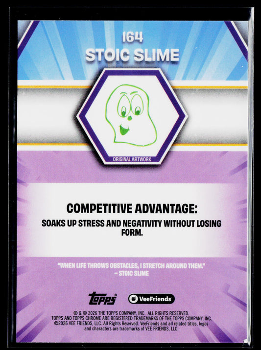 2026 Topps Chrome VeeFriends #164 Stoic Slime