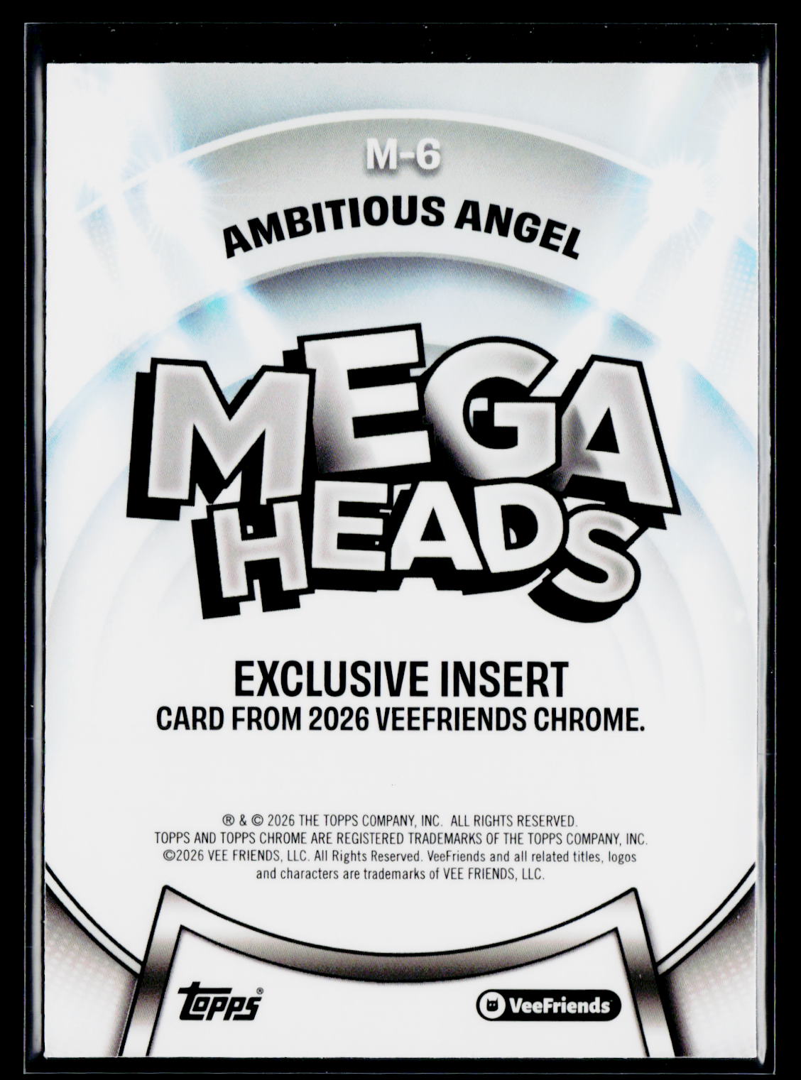 2026 Topps Chrome VeeFriends #M-6 Ambitious Angel Mega Heads
