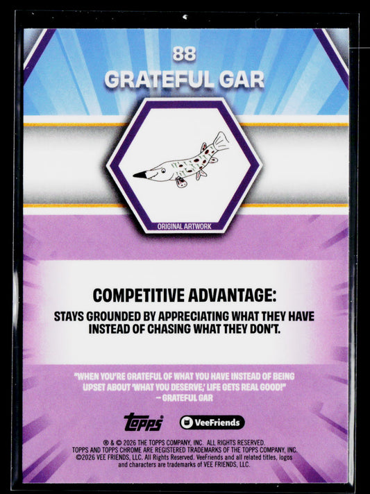 2026 Topps Chrome VeeFriends #88 Grateful Gar