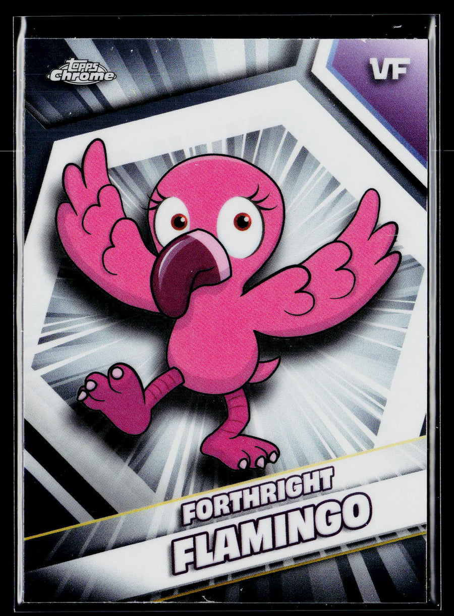 2026 Topps Chrome VeeFriends #79 Forthright Flamingo