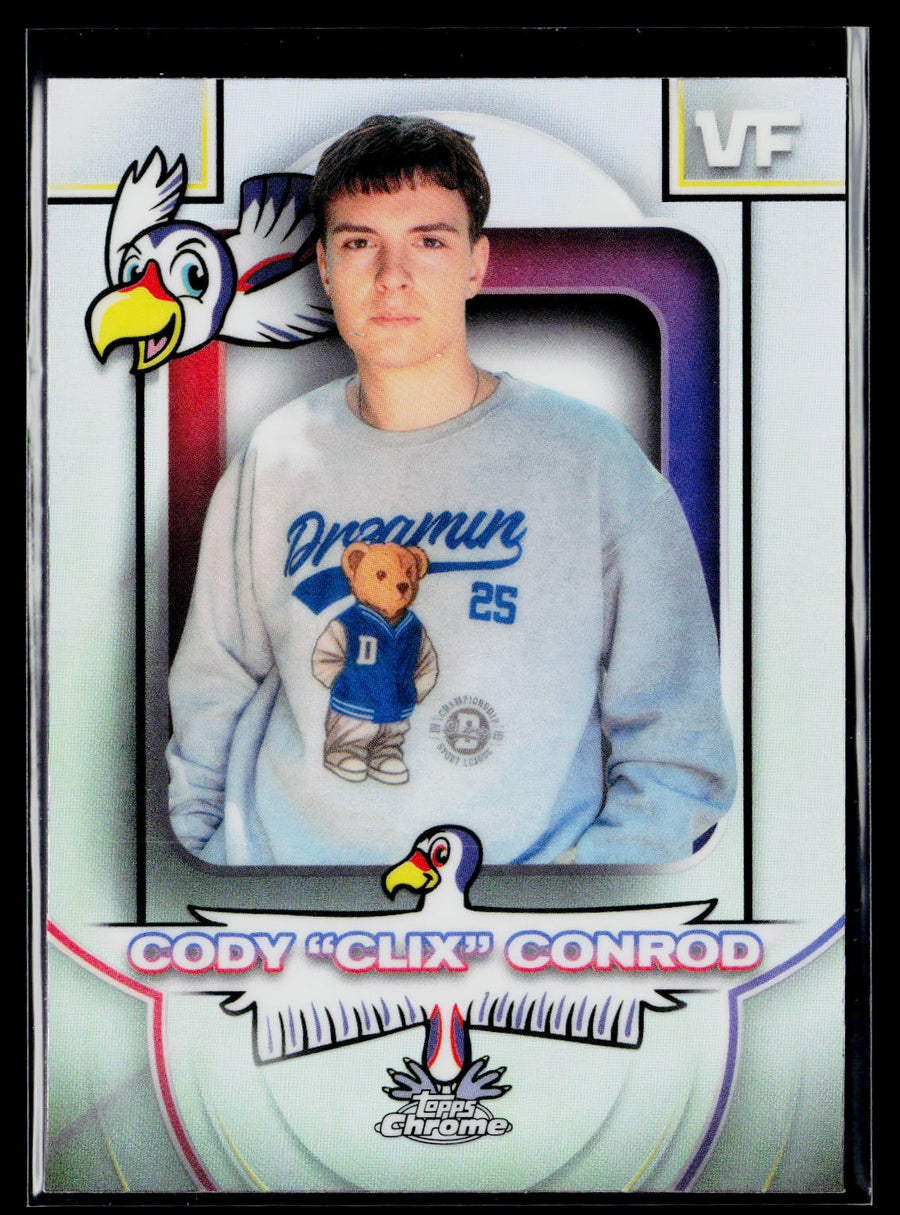 2026 Topps Chrome VeeFriends #CC-CL Cody "Clix" Conrod Content Condors