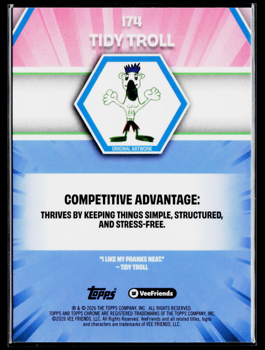 2026 Topps Chrome VeeFriends #174 Tidy Troll