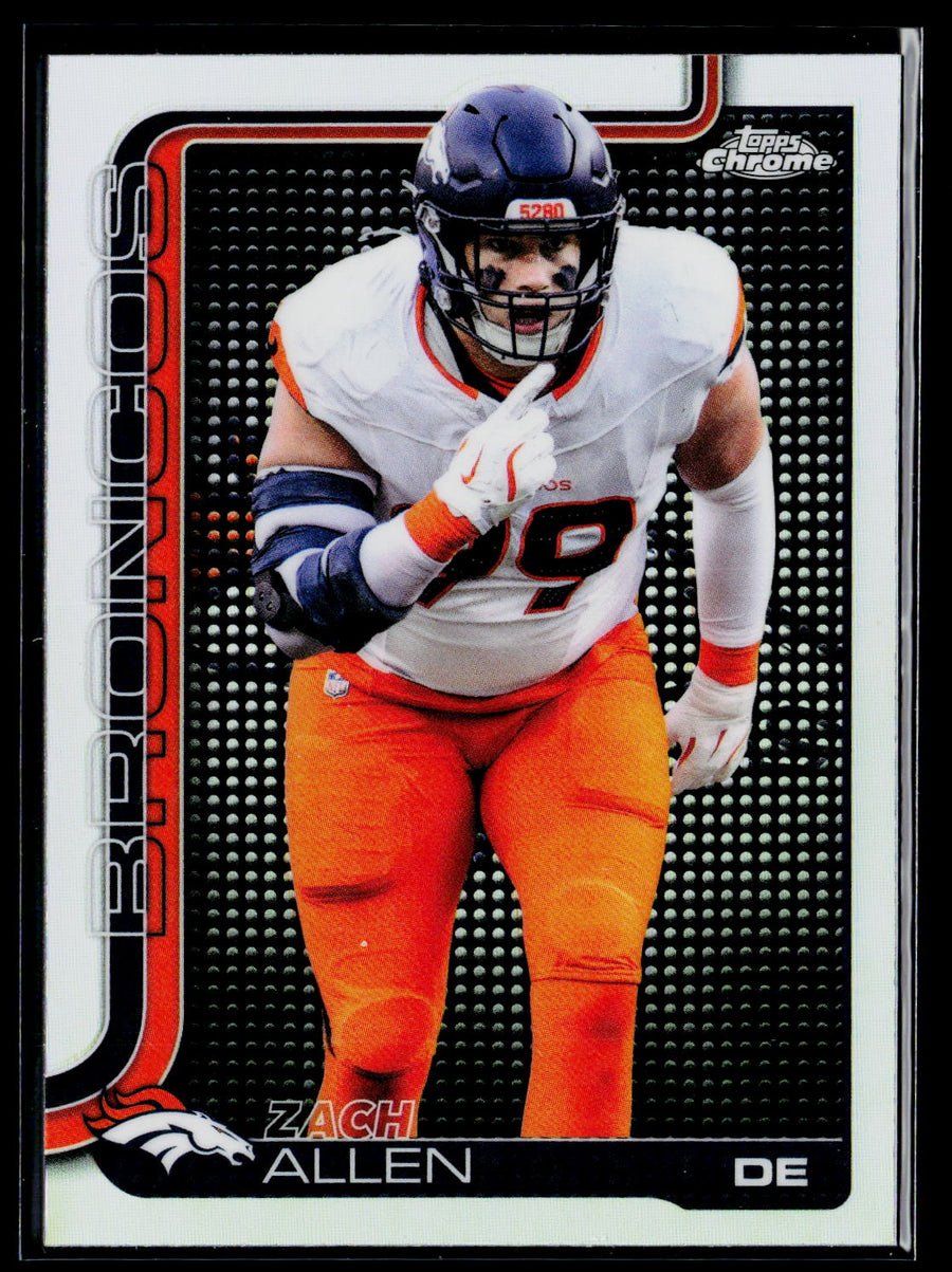 2025 Topps Chrome #95 Zach Allen Lightboard Logo