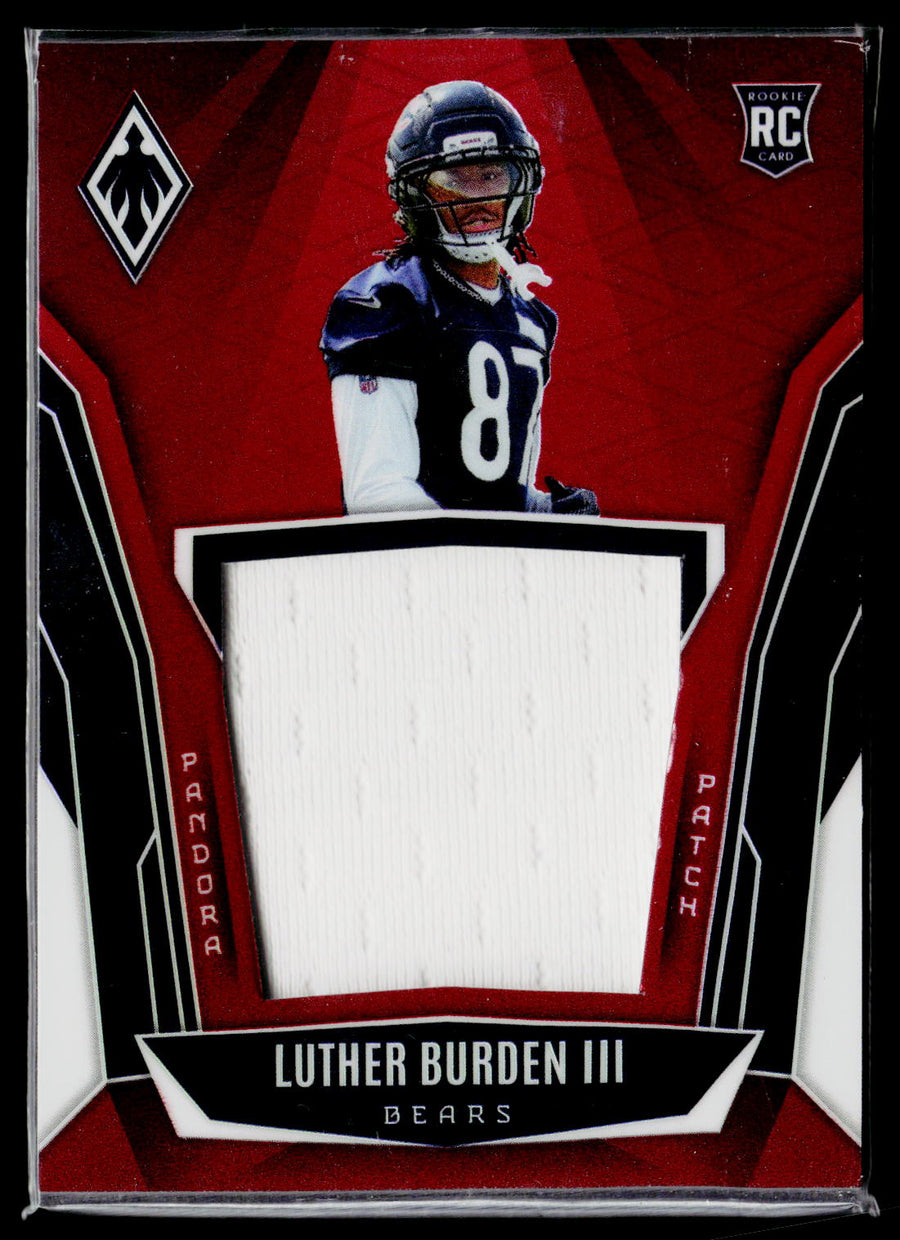 2025 Panini Phoenix #PAP-LBN Luther Burden III Pandora Patch Red Prizm #/249