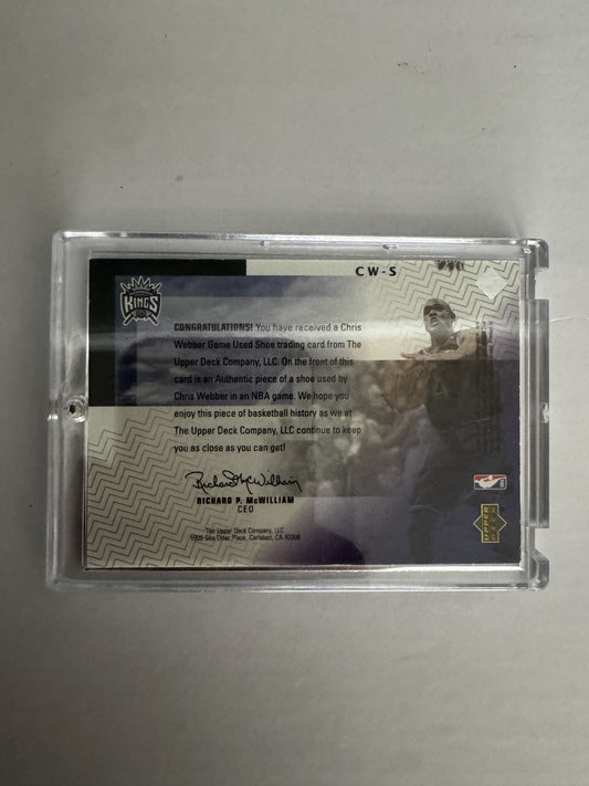 1999-00 Upper Deck HoloGrFX #CW-S Chris Webber NBA Shoetime