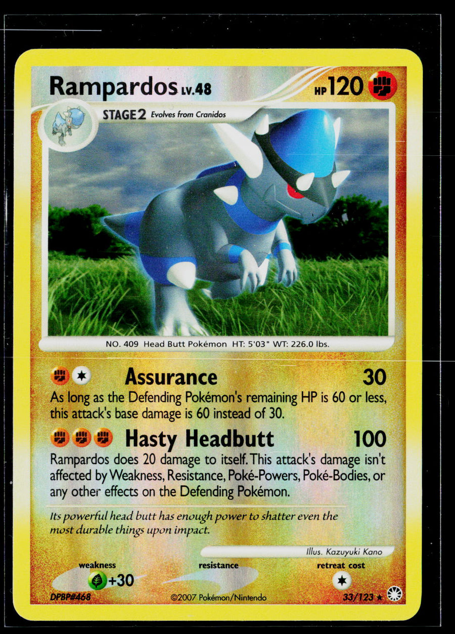 Pokemon 033/123 Rampardos Reverse Holo