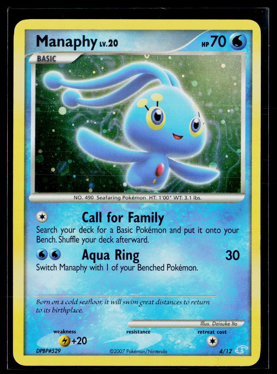 DP Trainer Kit: Manaphy & Lucario #4/12 Manaphy