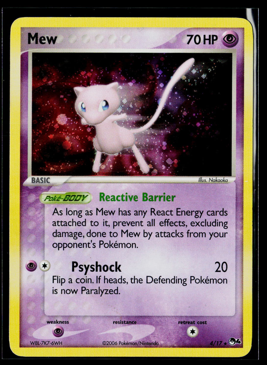 POP Series 4 #004/017 Mew holo