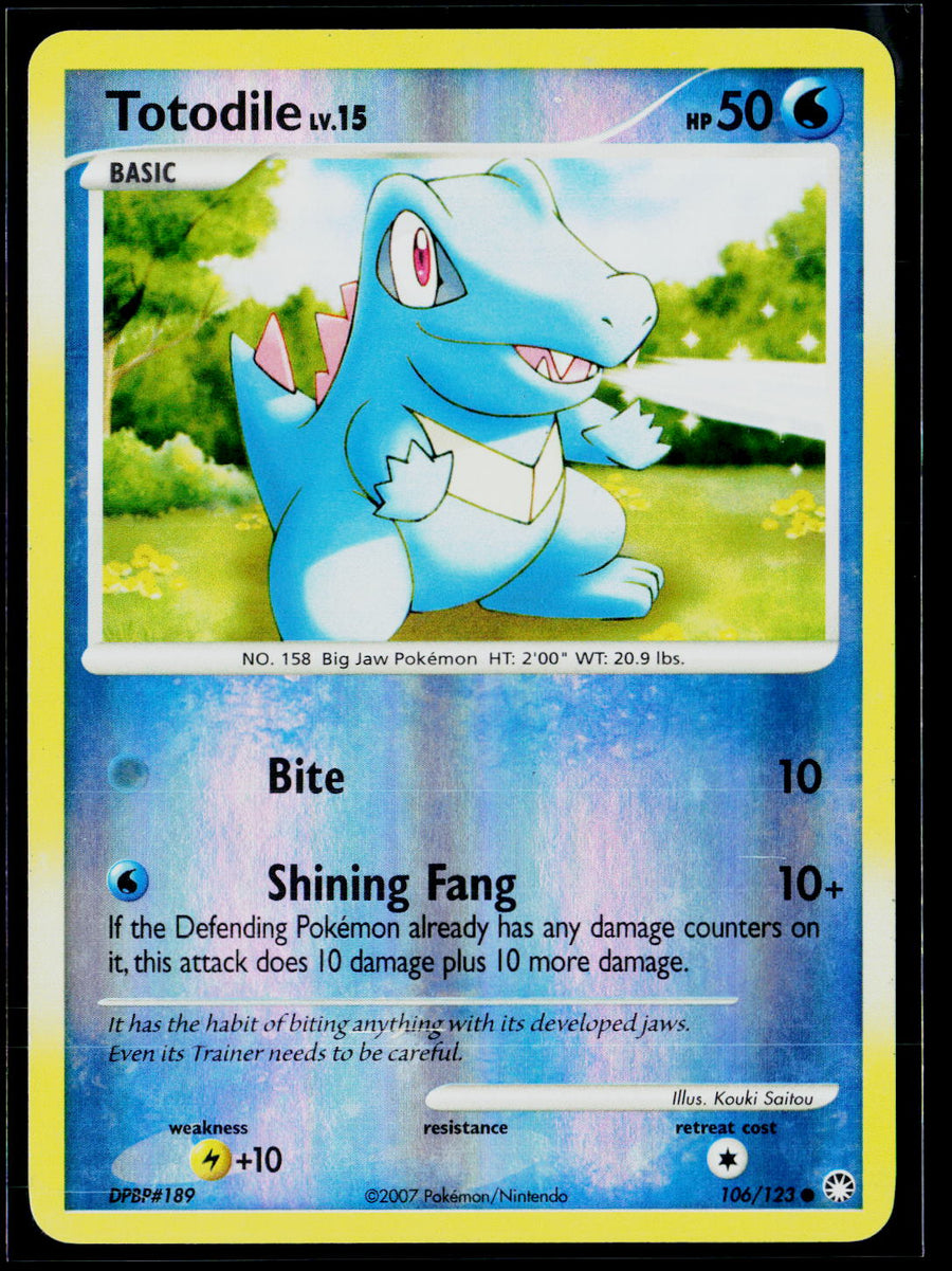 Mysterious Treasures #106/123 Totodile
