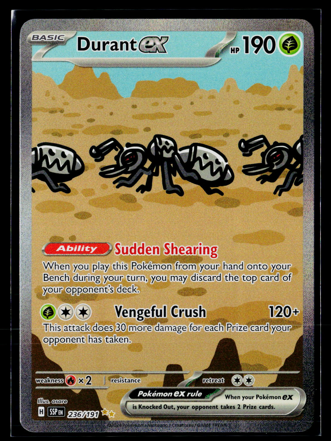 SV08: Surging Sparks #236/191 Durant ex