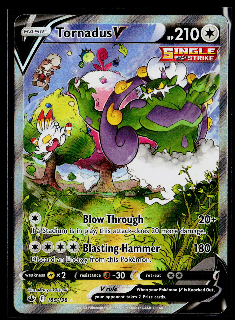 SWSH06: Chilling Reign #185/198 Tornadus V (Alternate Full Art)