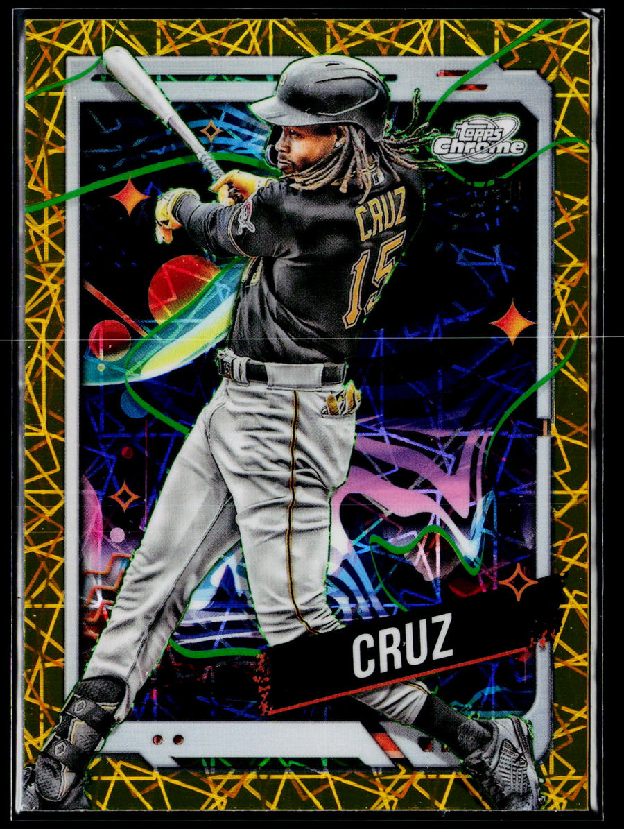 2024 Topps Chrome Cosmic #136 Oneil Cruz Gold Interstellar Refractors #/50