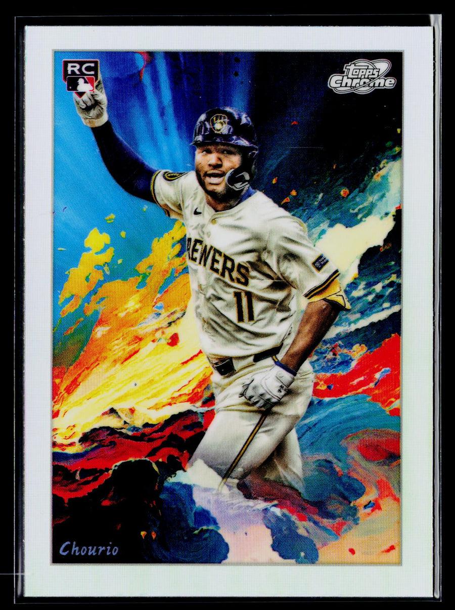 2024 Topps Chrome Cosmic #STN-12 Jackson Chourio Stars in the Night