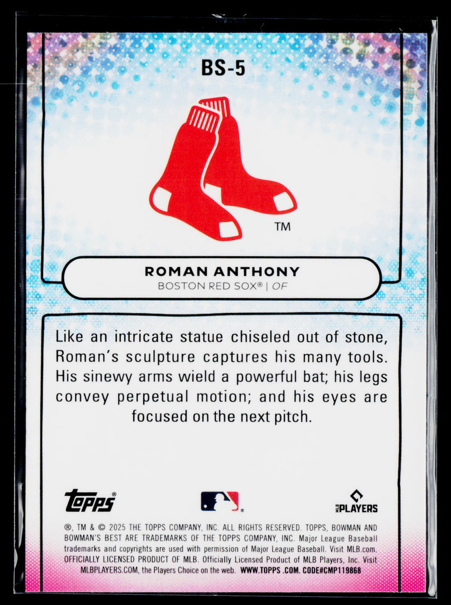 2025 Bowman's Best #BS-5 Roman Anthony Bowman Showpieces