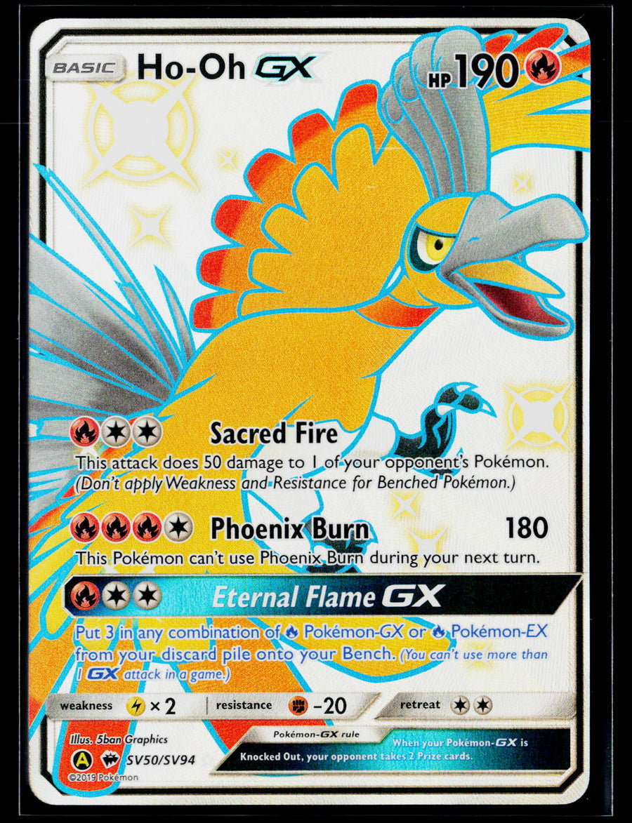 Hidden Fates: Shiny Vault #SV50/SV94 Ho-Oh GX