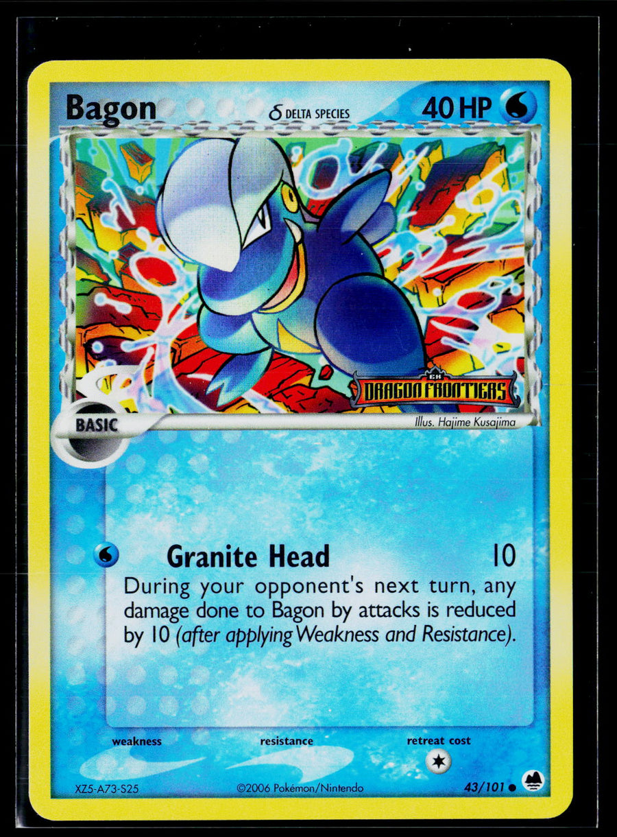 Dragon Frontiers #43/101 Bagon (Delta Species) Stamped