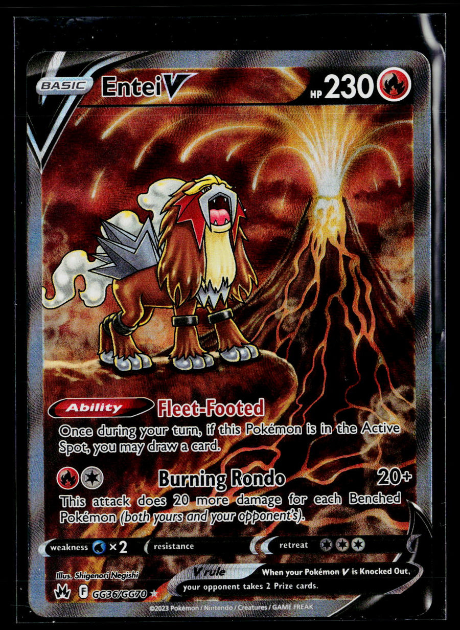 SWSH: Crown Zenith: Galarian Gallery #GG36/GG70 Entei V