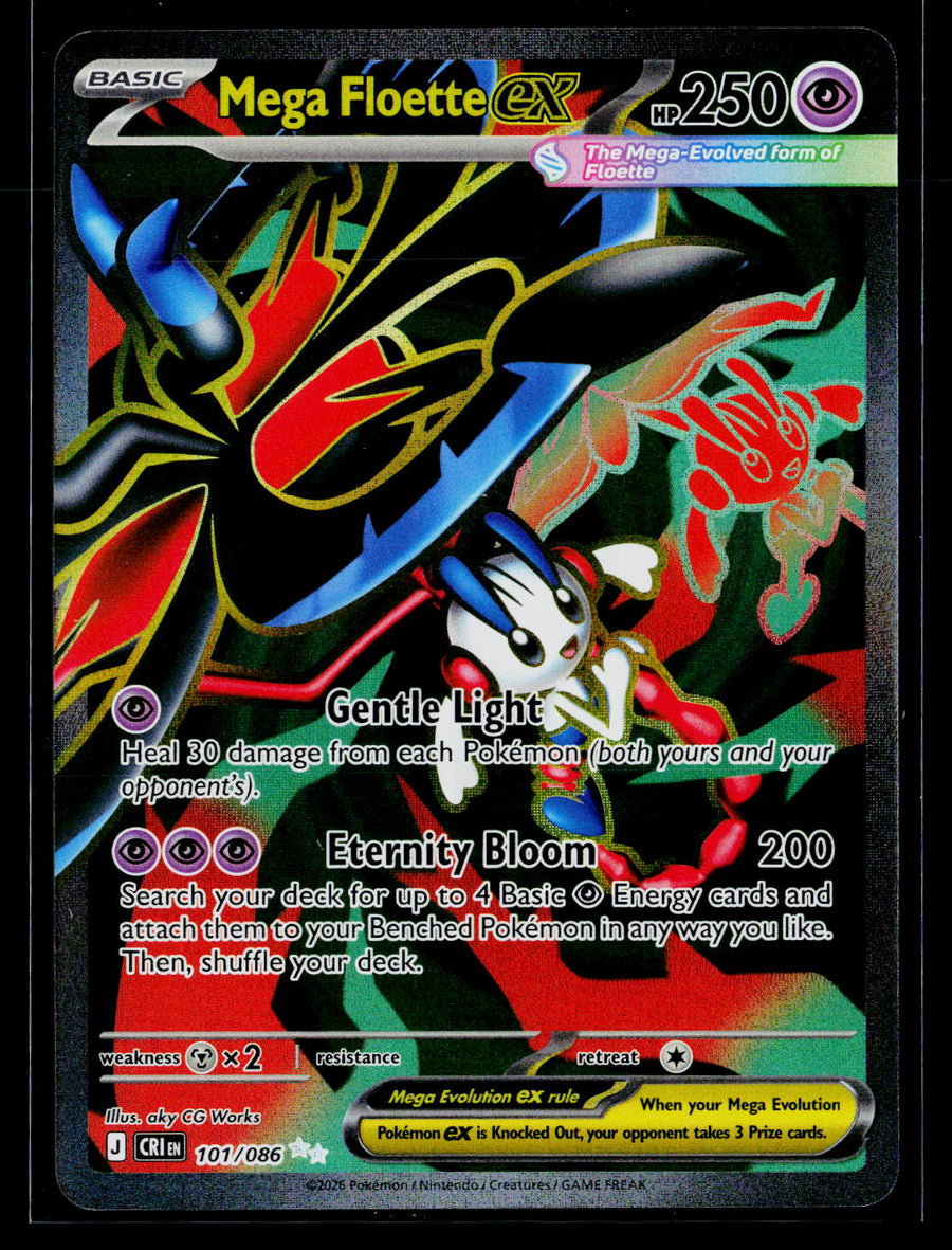 ME04: Chaos Rising #101/086 Mega Floette ex