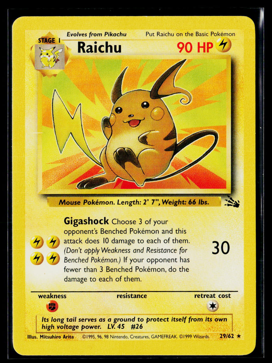 Fossil #29/62 Raichu (29)