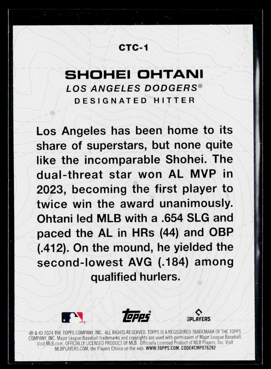 2024 Topps #CTC-1 Shohei Ohtani City to City