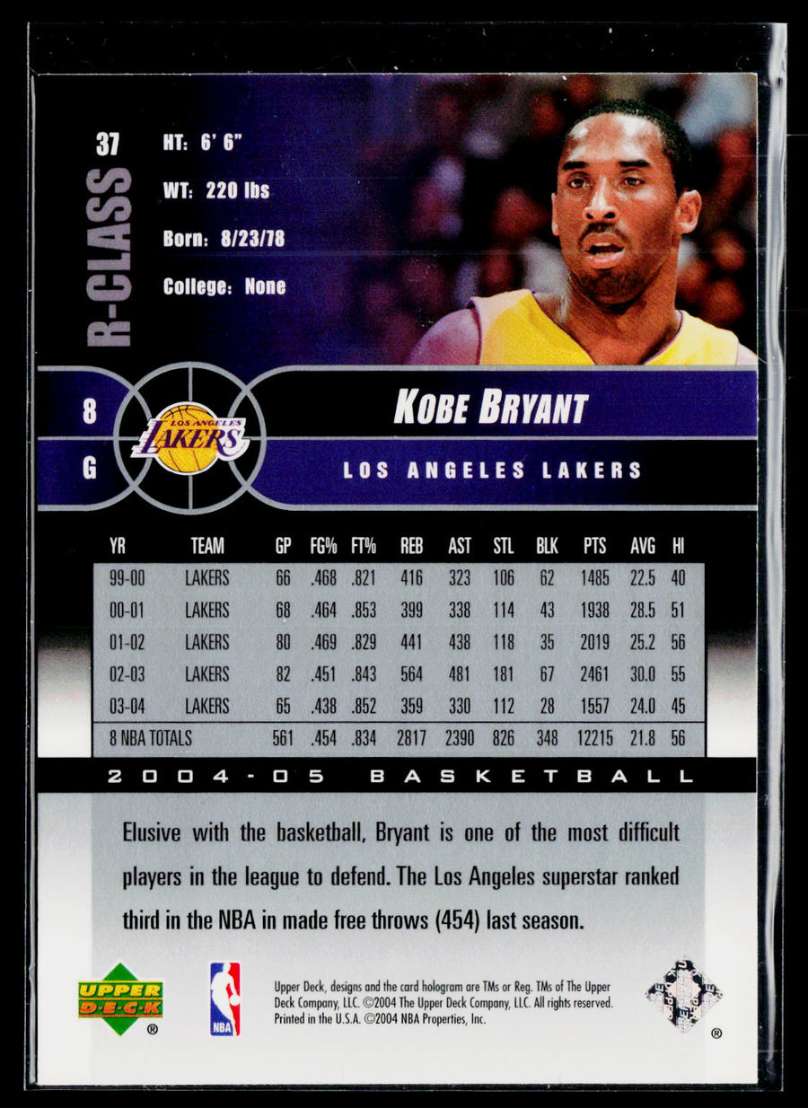 2004-05 Upper Deck R-Class #37 Kobe Bryant