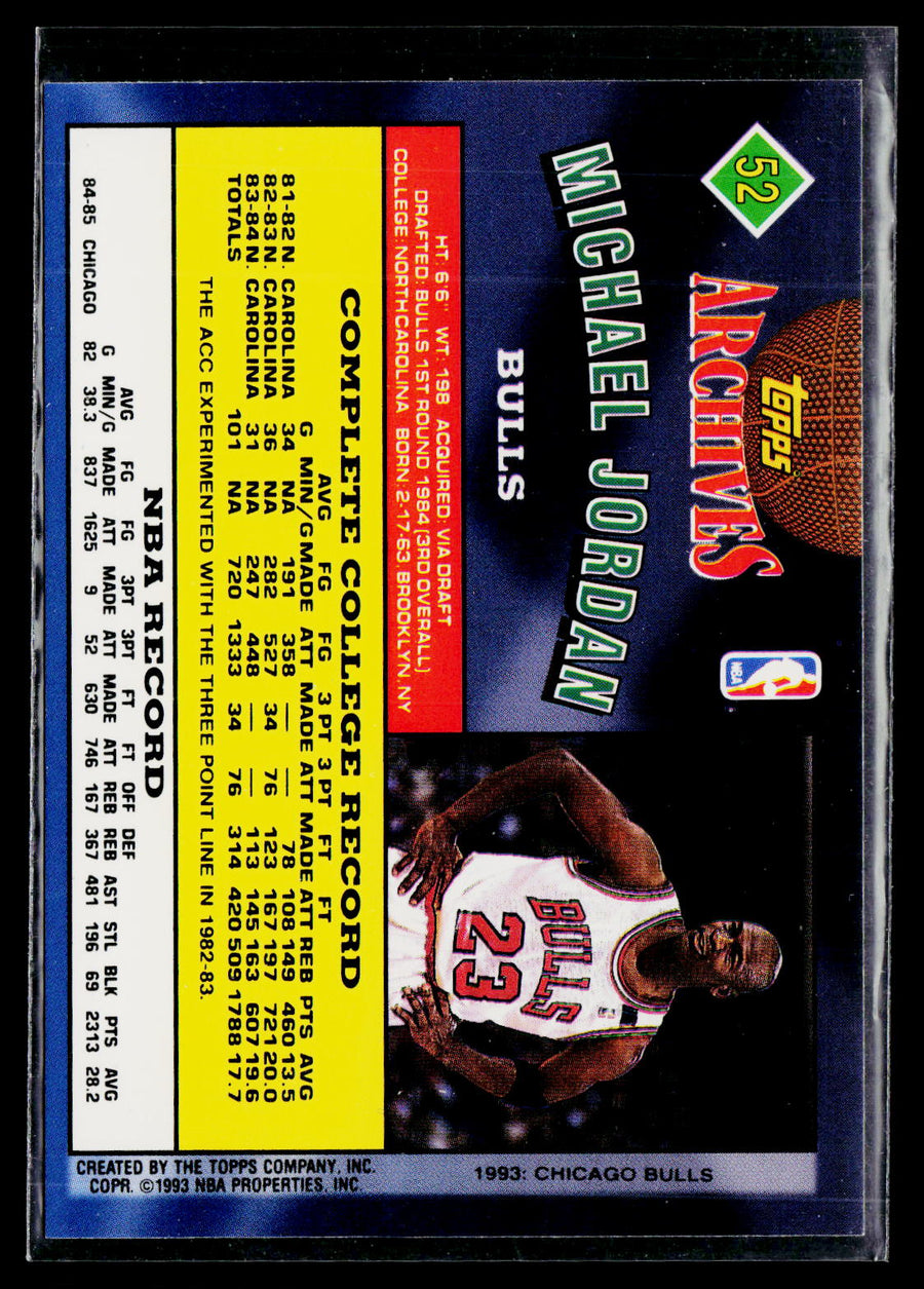 1992-93 Topps Archives #52 Michael Jordan