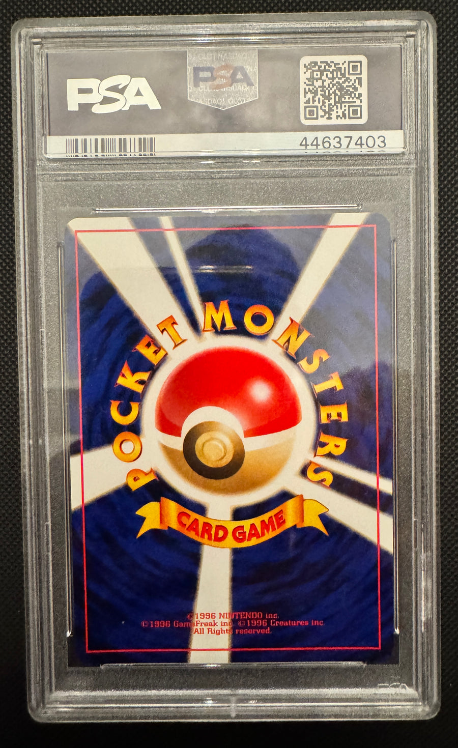 1997 Pokemon Japanese Rocket #9 Dark Blastoise-Holo PSA 9