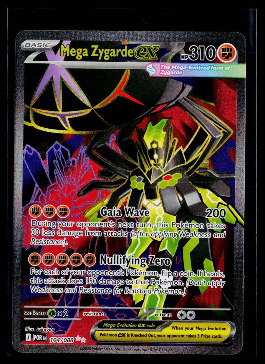 ME03: Perfect Order #104/088 Mega Zygarde ex